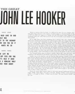 The great John Lee Hooker